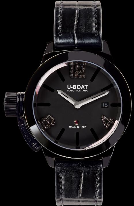 U-BOAT CLASSICO 40 IPB BLACK DIAMONDS 6951 Replica Watch